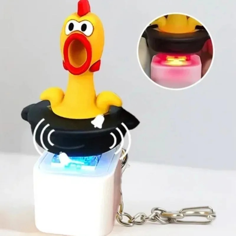 Pendant Light Shade - 1-2PCS Llavero de Pollo con Sonido