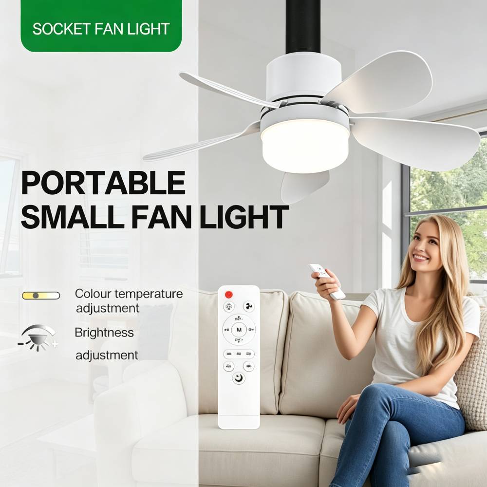 Lighting Decoration For Home - Ventilador de Techo con Luz y