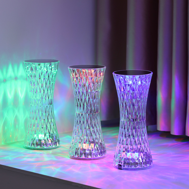 Up Lighting Decor - Lámparas de Noche de Cristal para