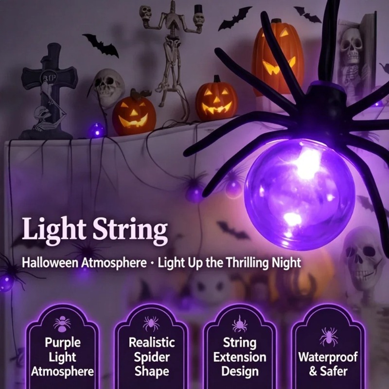 Garden Lighting Decor - Guirnalda de Luces LED con Forma