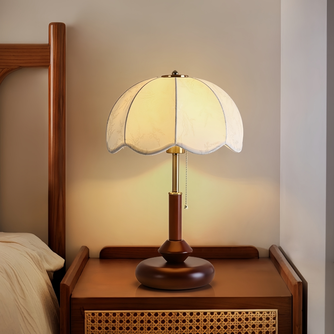 Up Lighting Decor - Lámpara de Mesa Vintage con Forma