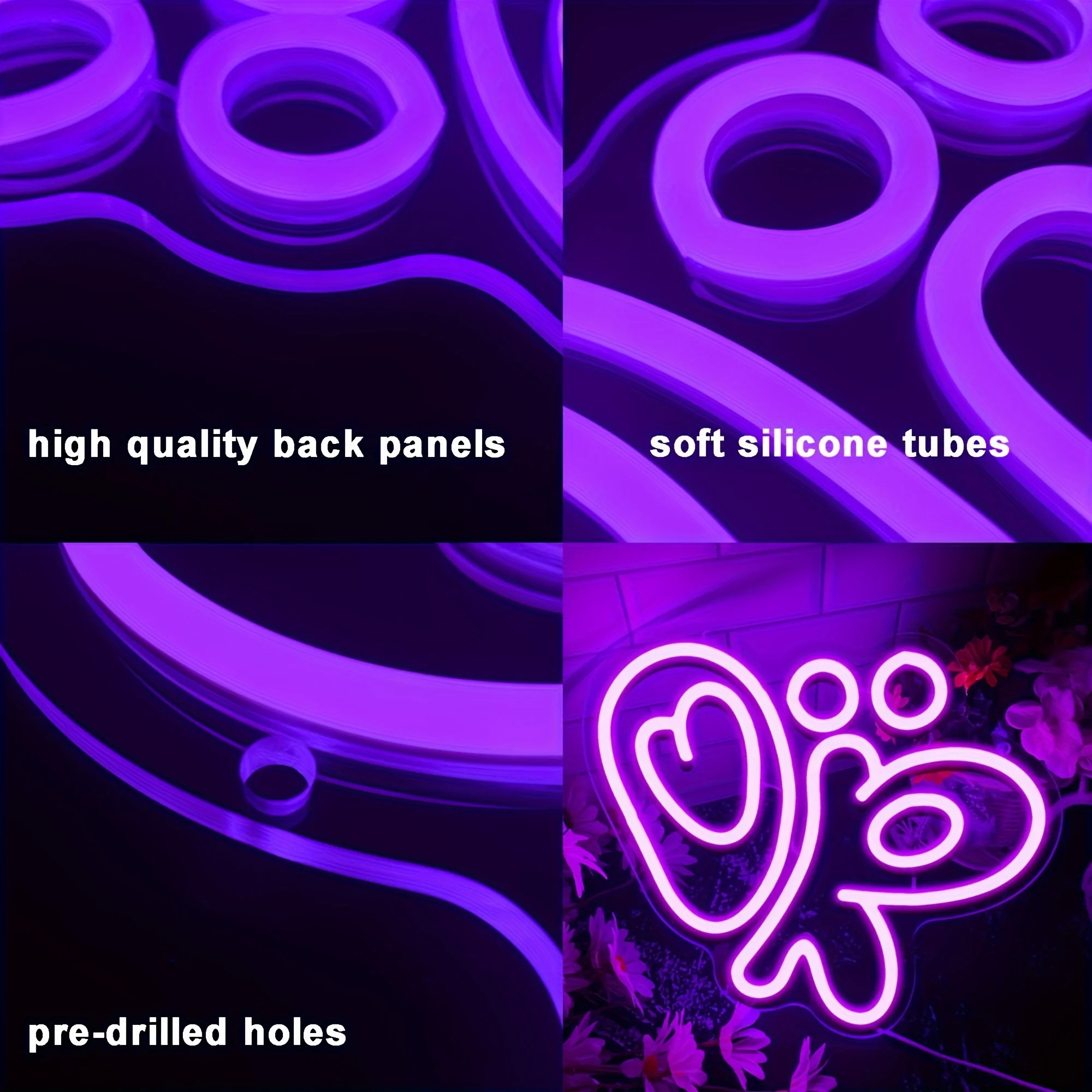 Ok Lighting Decor - Letreros de Neón OK, Luces LED