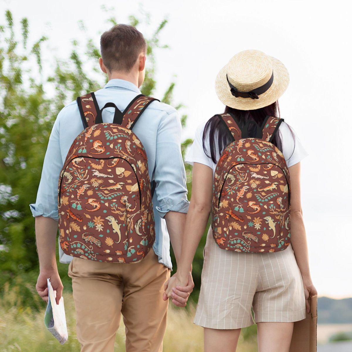 Gecko Lighting & Decor - Mochila Geckos de otoño en color
