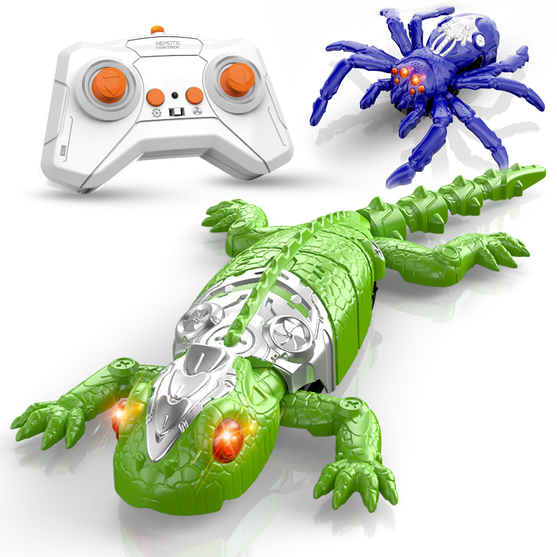 Gecko Lighting & Decor - Juguete de Control Remoto, Gecko/Araña Escaladora