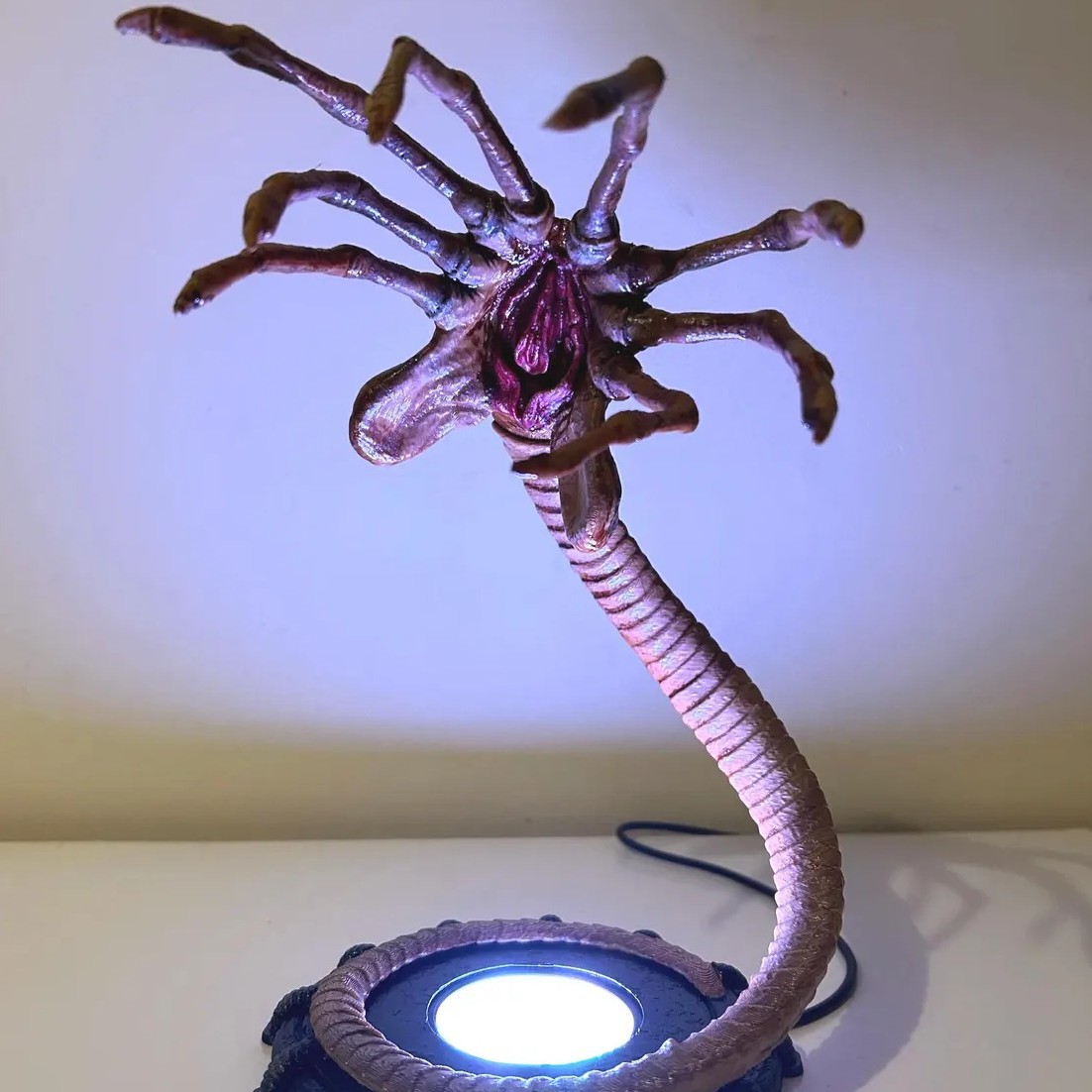Lighting Decoration For Home - Lámpara Alien Facehugger, Luz Nocturna, Decoración