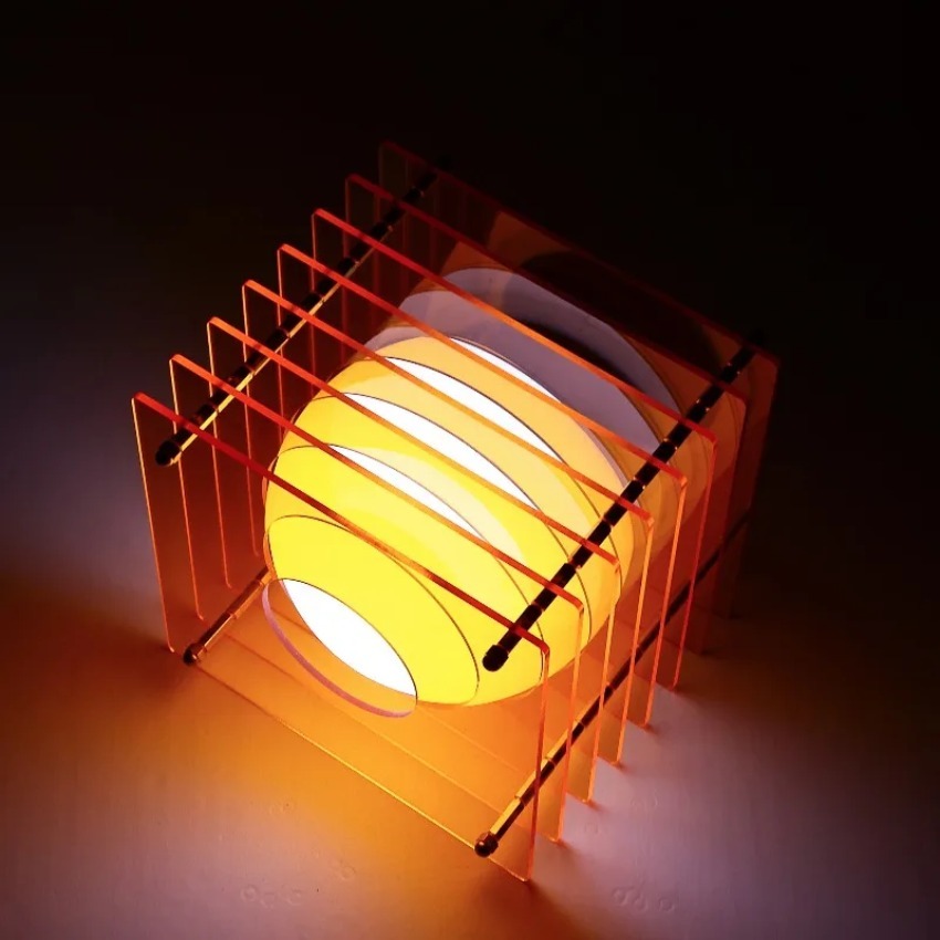 Lighting Decoration For Home - Lámpara Lunar DIY de Acrílico con