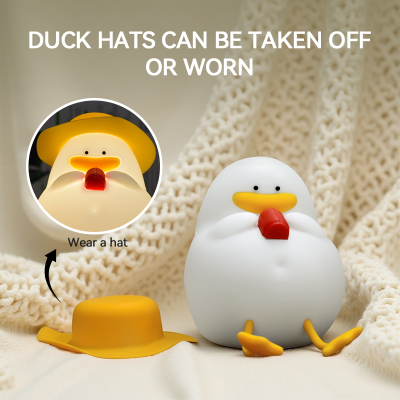 Decor Lighting & Decor Fires - Luz nocturna Happy Duck, lámpara de
