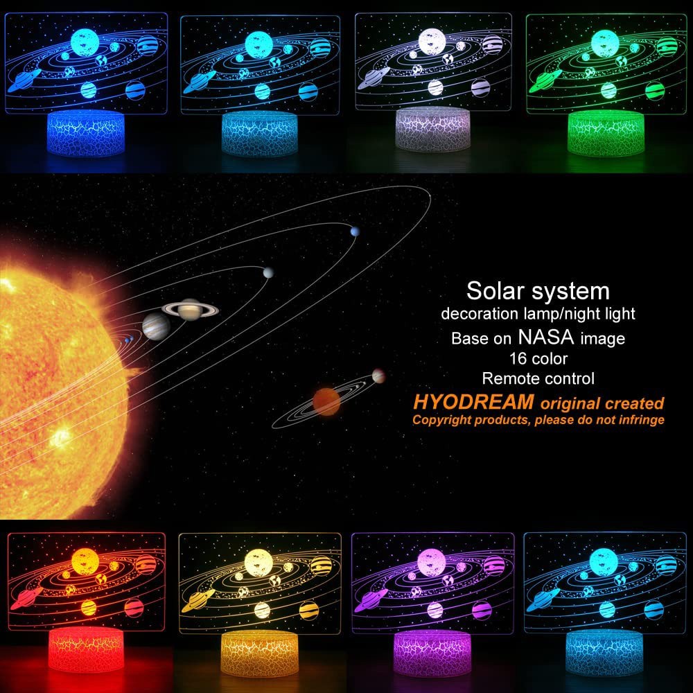Sistema Solar de nueve planeta - Lava Lamp Desktop reseña y precio