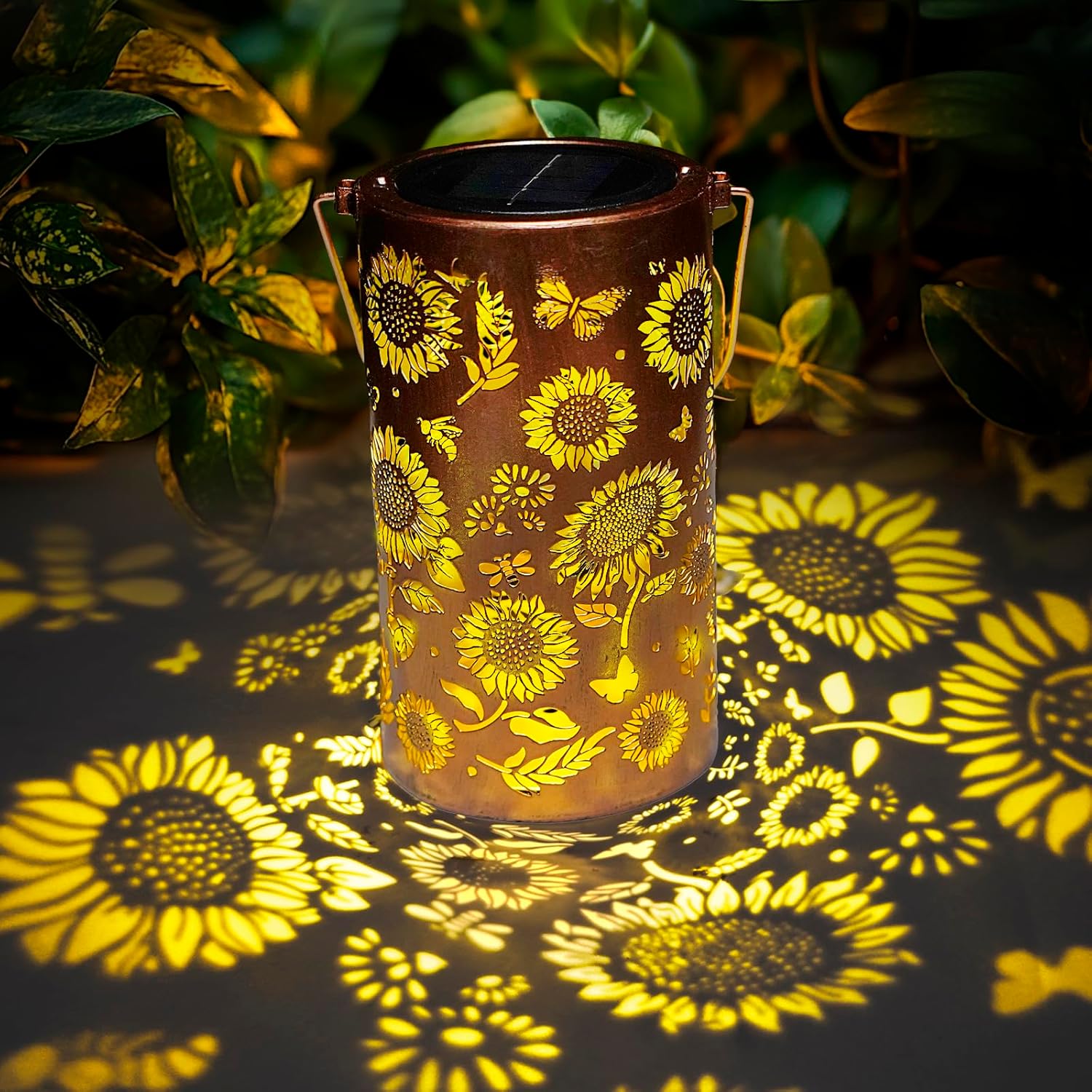Luz de girasol y luz de sombra - Garden Lighting Decor reseña y precio