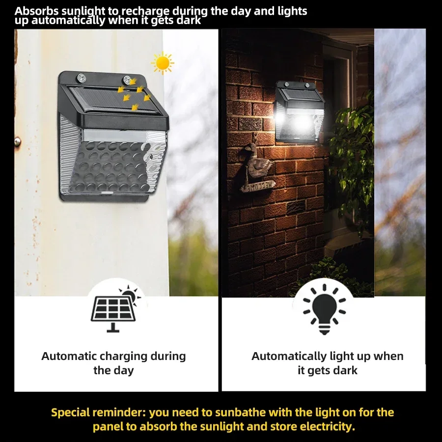 Luz Solar LED con Sensor de Mo - Garden Lighting Decor reseña y precio