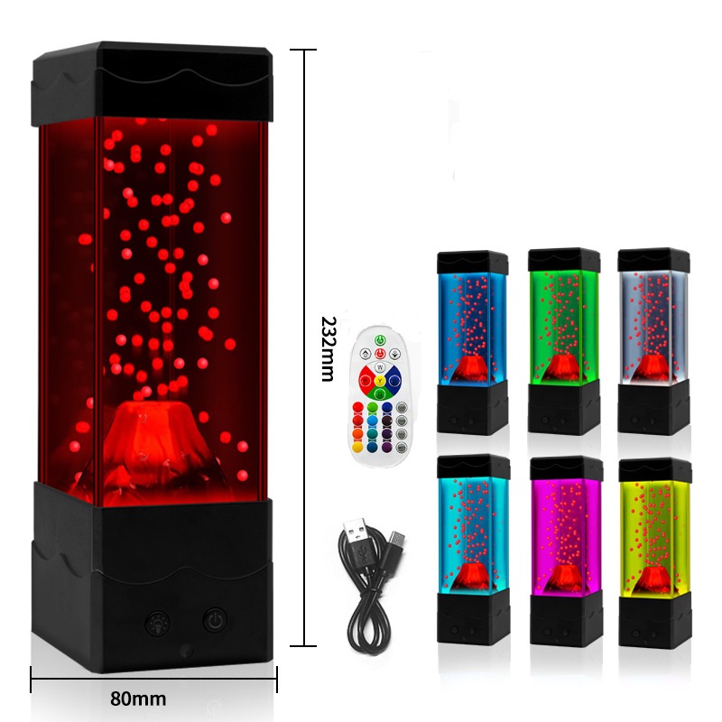 Luz LED de volcán de Lava para - Lava Lamp Desktop reseña y precio