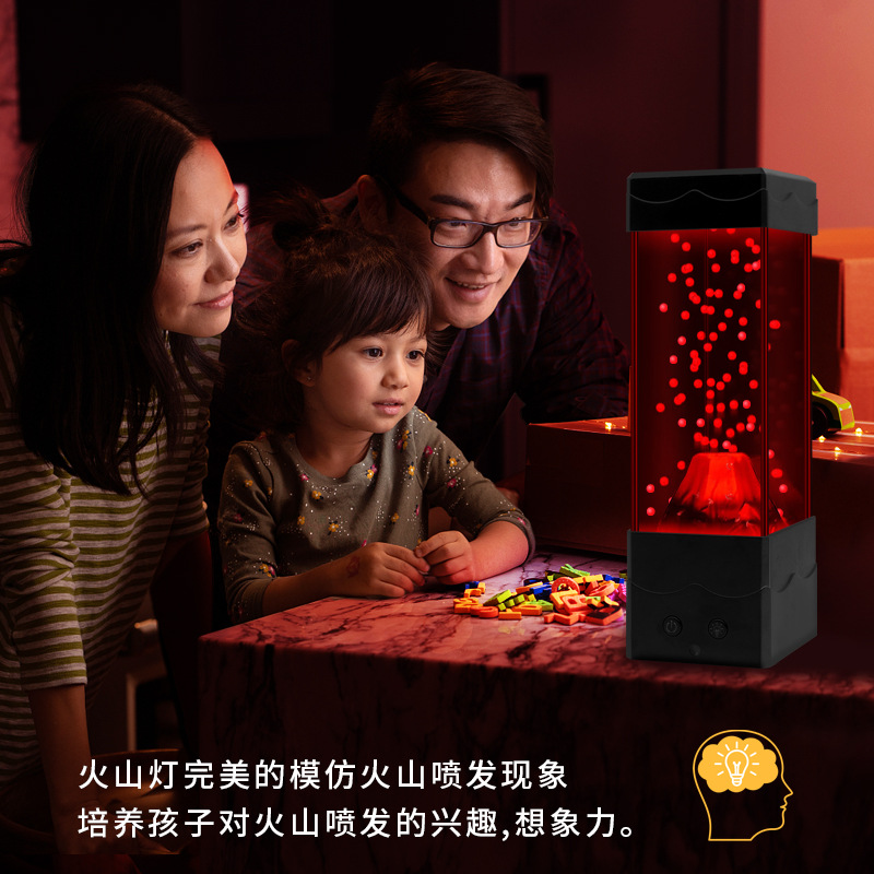 Luz LED de volcán de Lava para - Lava Lamp Desktop reseña y precio