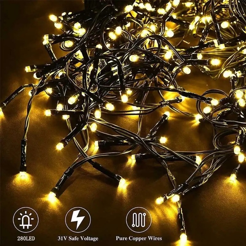 Guirnalda de Luces LED USB, Lu - Garden Lighting Decor reseña y precio