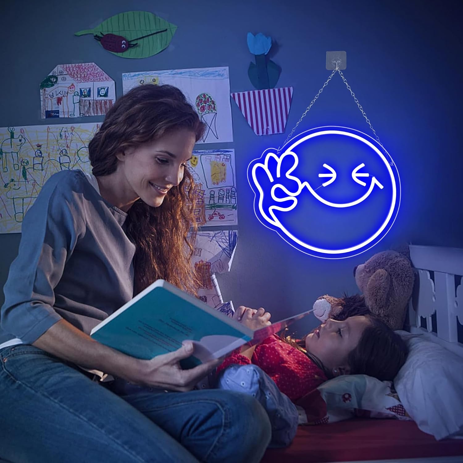 Emoji Smile OK letrero de neón - Ok Lighting Decor reseña y precio