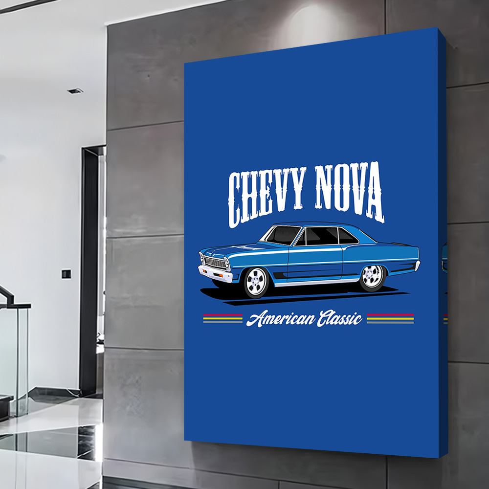 Póster impreso de coches clási - Nova Decor & Lighting Vase Glass Brun 26Cm reseña y precio