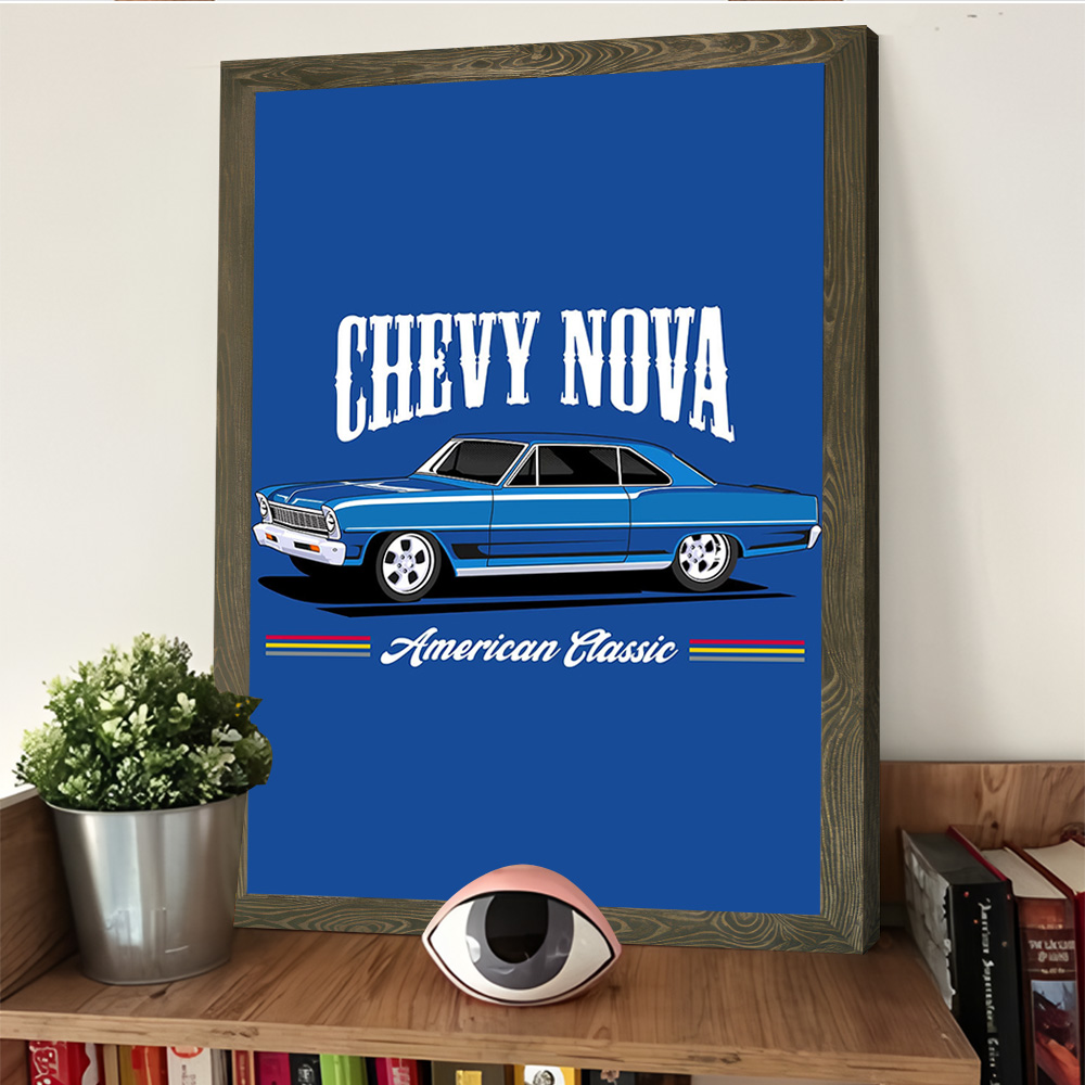 Póster impreso de coches clási - Nova Decor & Lighting Vase Glass Brun 26Cm reseña y precio