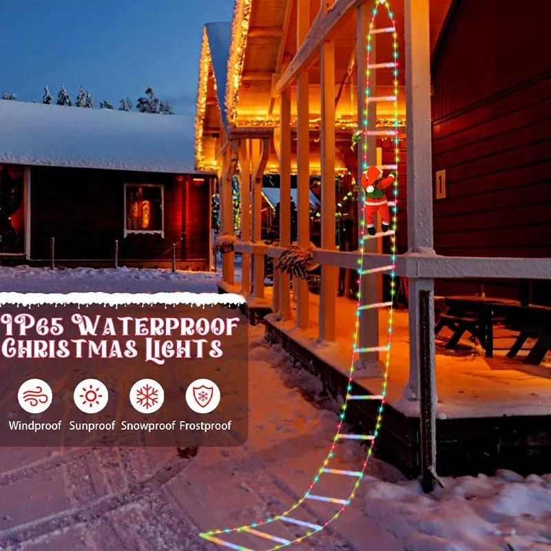 Luces LED de Navidad, Cadena d - Garden Lighting Decor reseña y precio