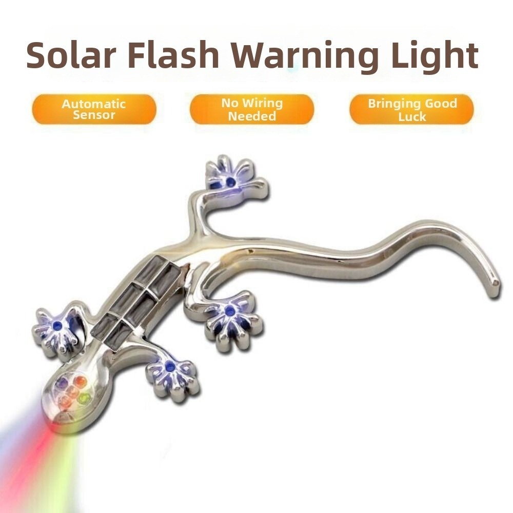 Nueva Luz de Advertencia Solar - Gecko Lighting & Decor reseña y precio