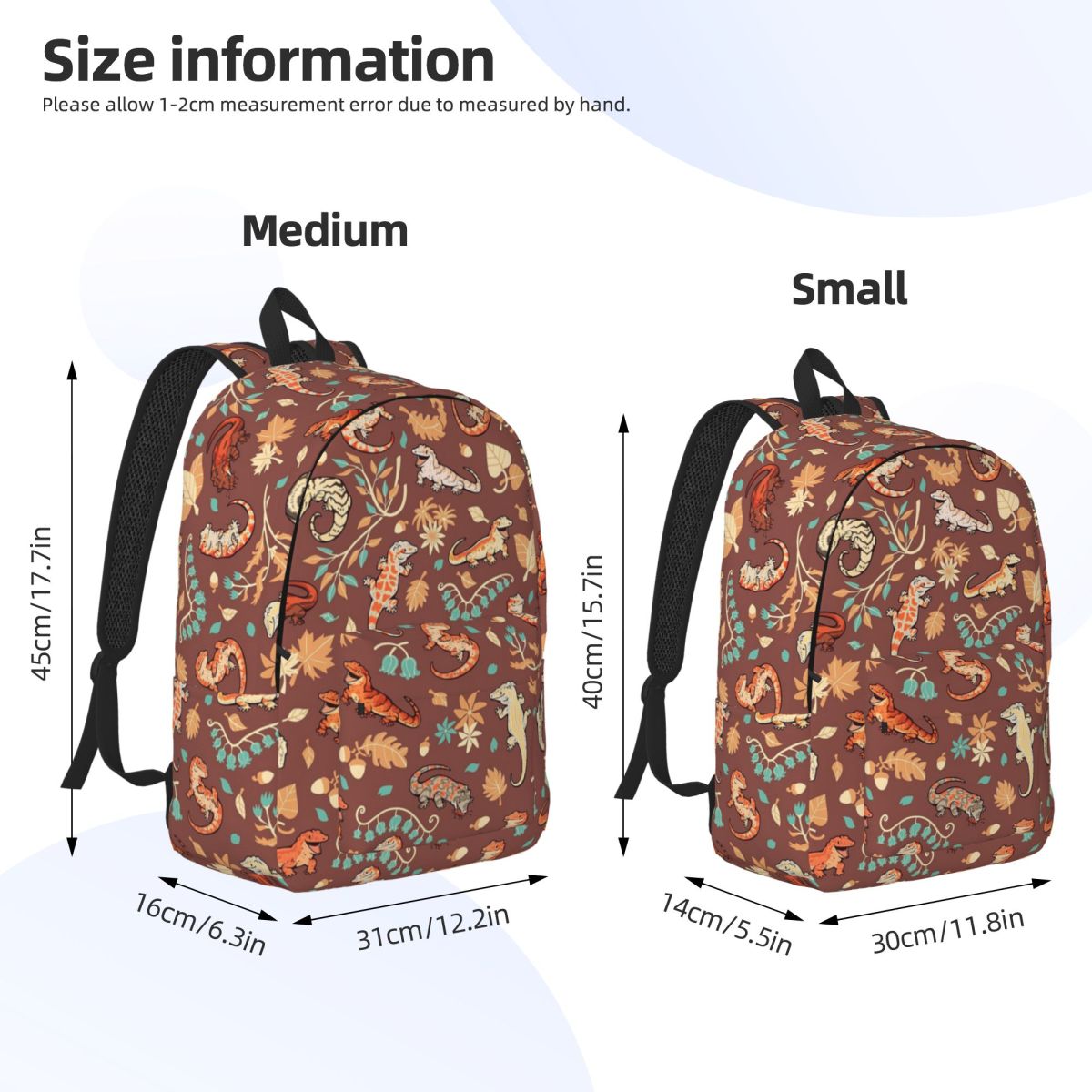 Mochila Geckos de otoño en col - Gecko Lighting & Decor reseña y precio