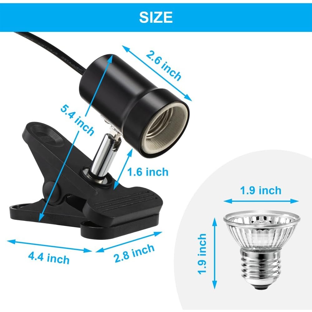 Soporte de Lámpara de Calor pa - Gecko Lighting & Decor reseña y precio
