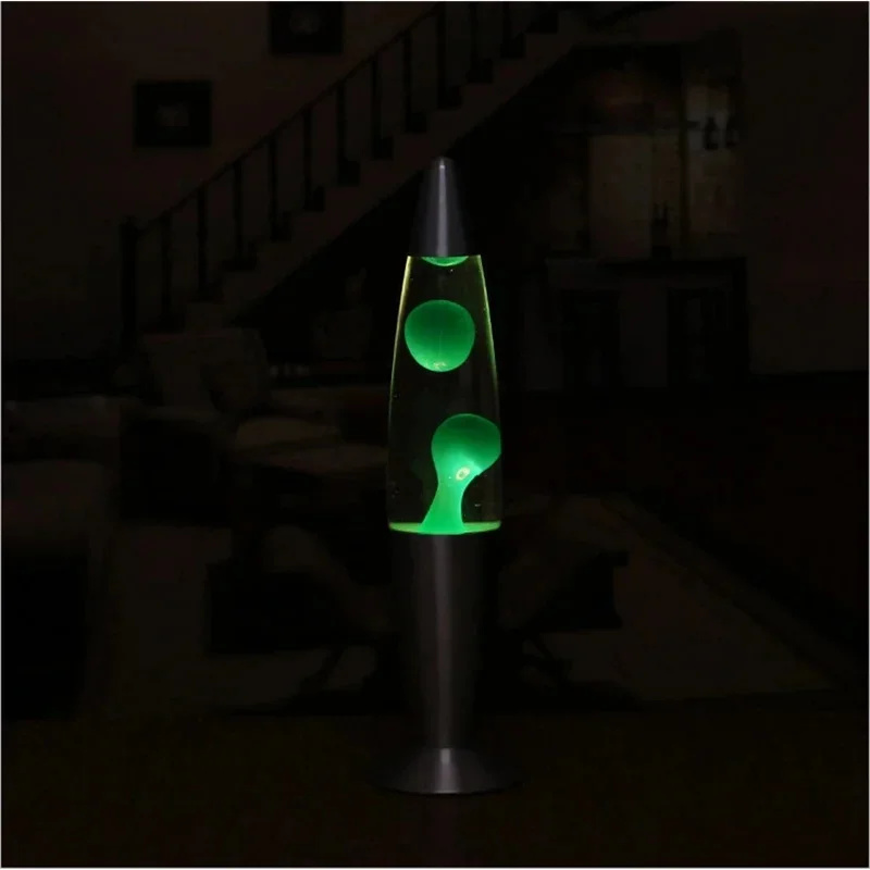 Lámpara de lava con base metál - Lava Lamp Desktop reseña y precio
