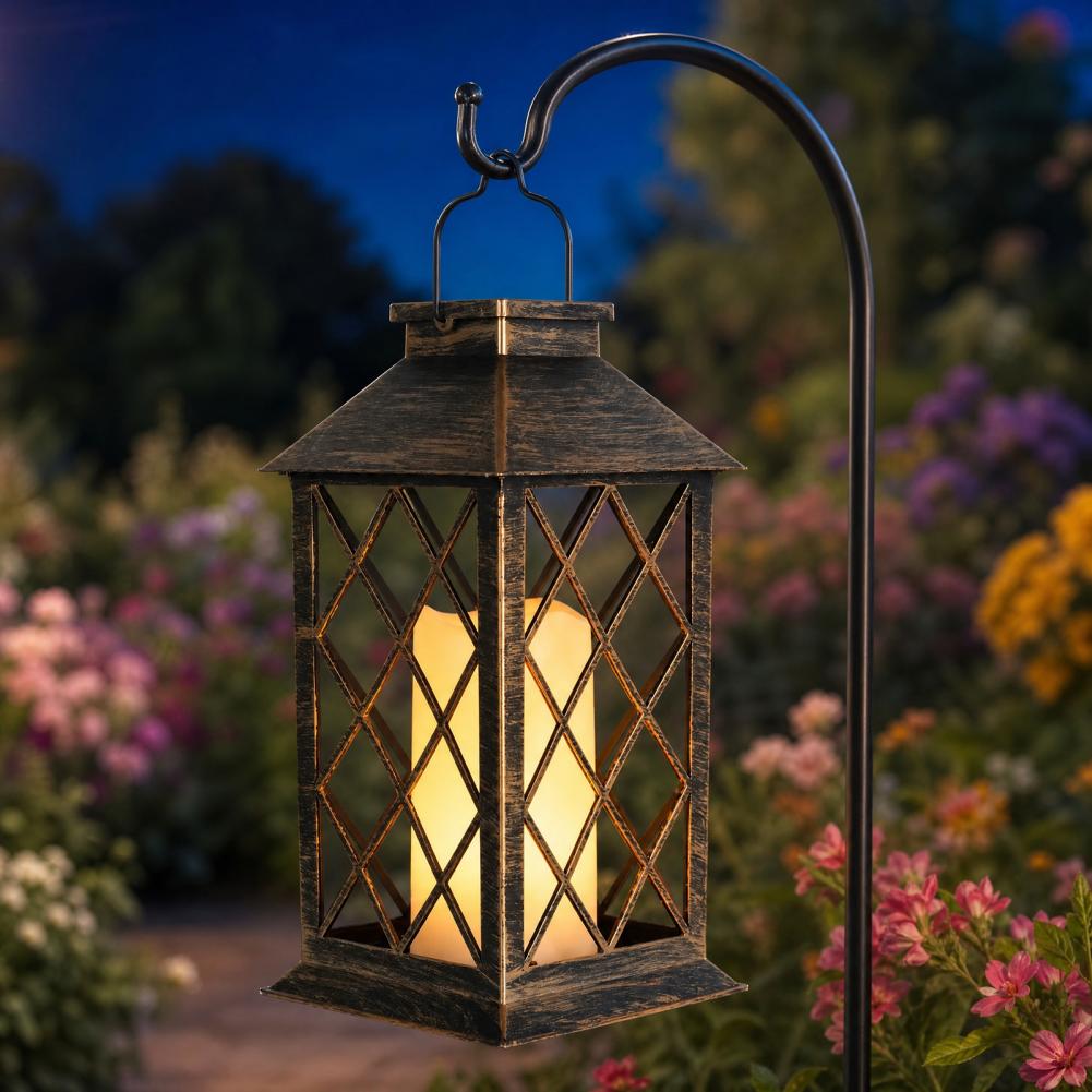 Linterna Solar Retro, Lámpara  - Garden Lighting Decor reseña y precio