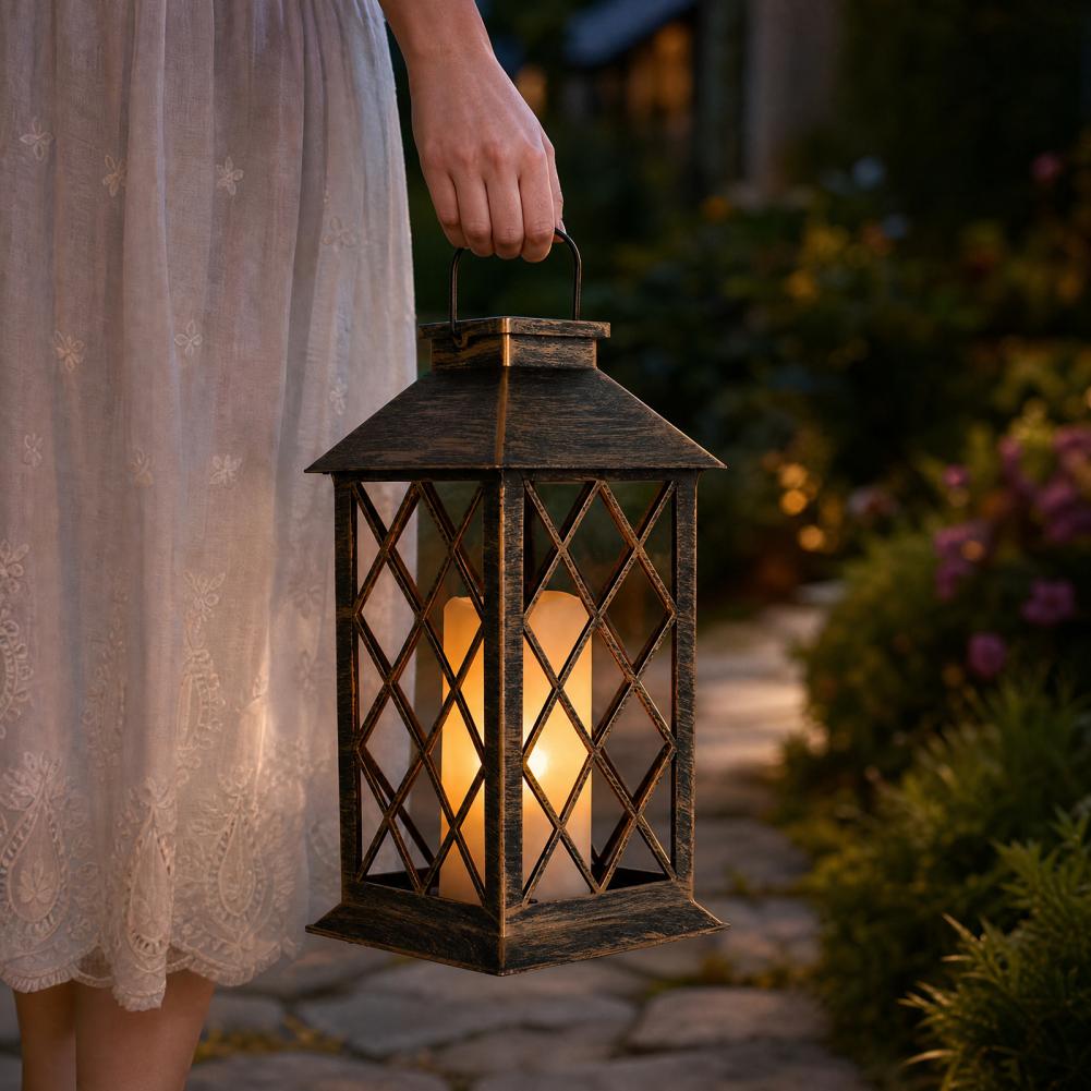 Linterna Solar Retro, Lámpara  - Garden Lighting Decor reseña y precio