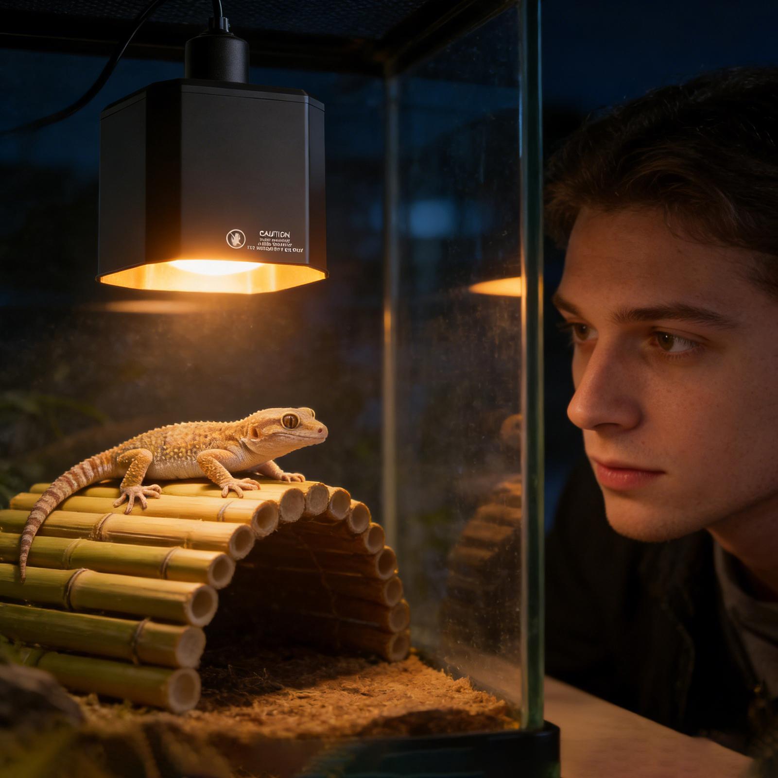 Lámpara de calor para reptiles - Gecko Lighting & Decor reseña y precio