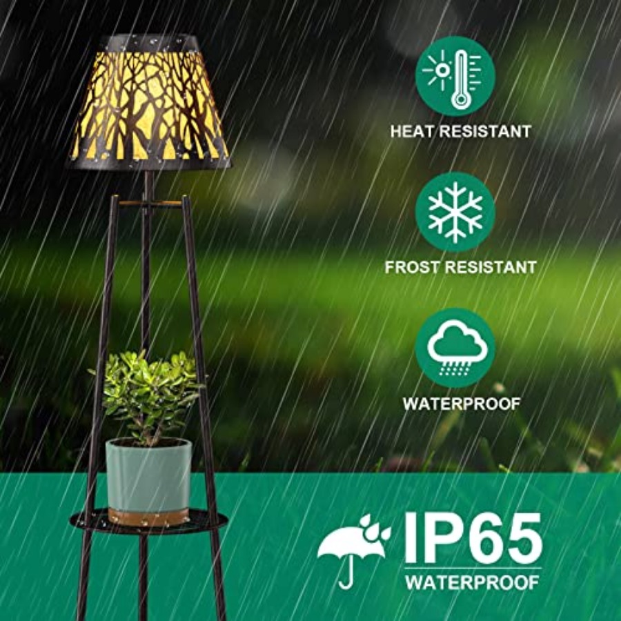 Paquete de 2 Lámparas Solares  - Garden Lighting Decor reseña y precio