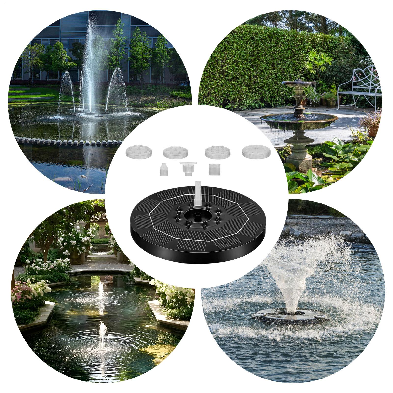 Bomba de fuente solar ajustabl - Up Lighting Decor reseña y precio
