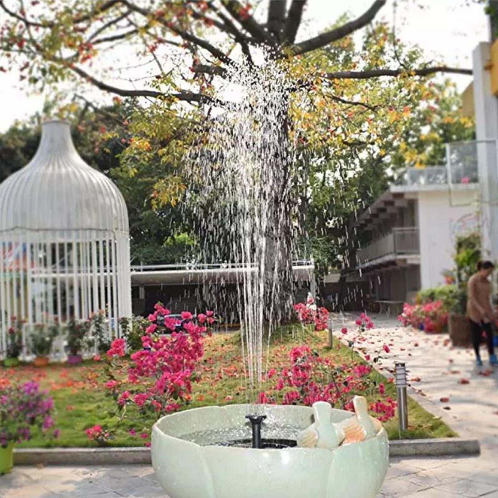 Bomba de fuente solar ajustabl - Up Lighting Decor reseña y precio