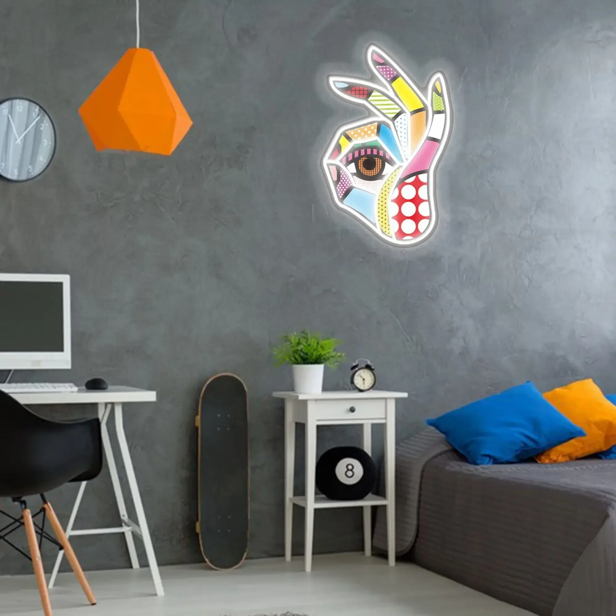 Letrero de Neón LED con la Pal - Ok Lighting Decor reseña y precio