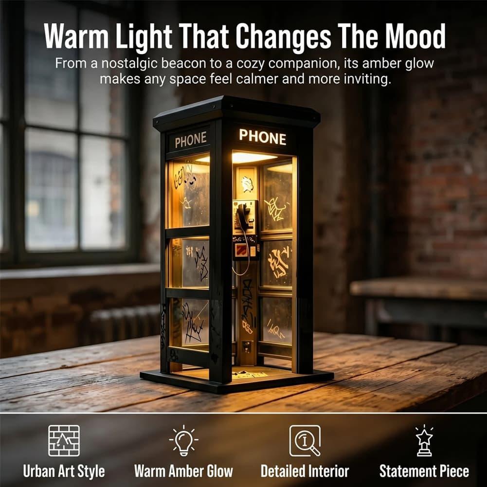 Lámpara de mesa estilo cabina  - Lighting Decoration For Home reseña y precio