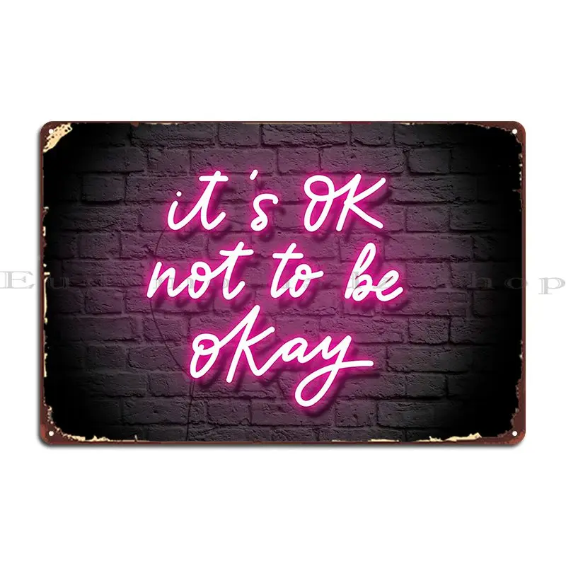Letrero de Neón 'It's Ok Not T - Ok Lighting Decor reseña y precio