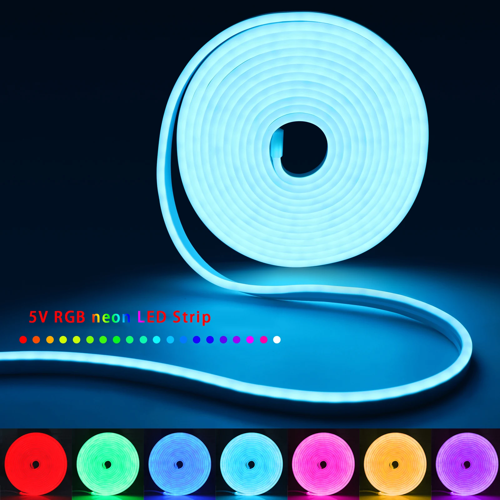 Tira de luces LED de neón RGB  - Lighting Decoration For Home reseña y precio